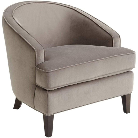 LSGF Unique Design Coleman Chair, Grey Armchair Single Sofa Chair for Small Apartments, Living Room or Bedroom (1 Chair, Grey)